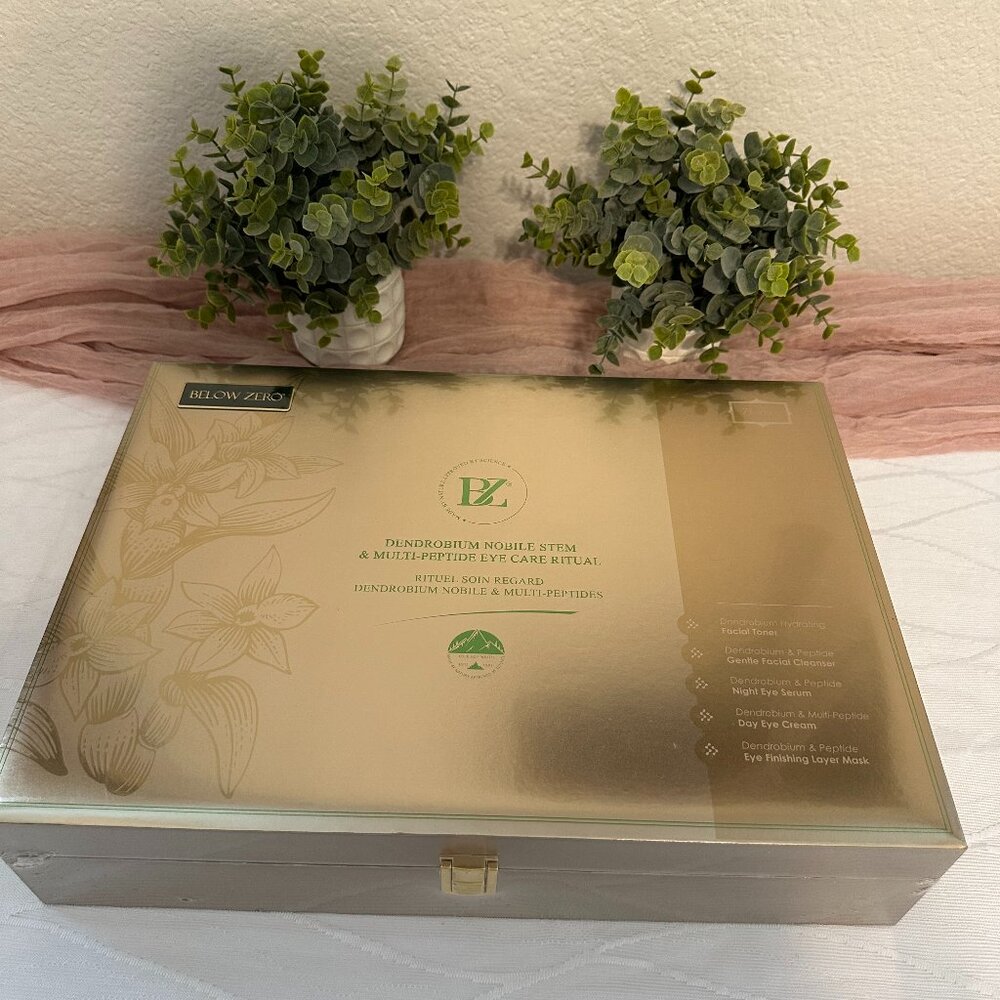 Below Zero Dendrobium Nobile Stem & Multi-Peptide Eye Care Ritual Set